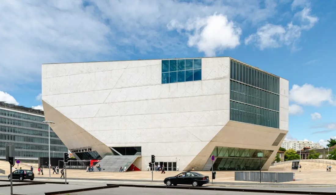 Casa da Música, sala de concertos do Porto, na Boavista